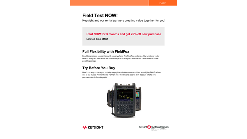 Field Test NOW!
